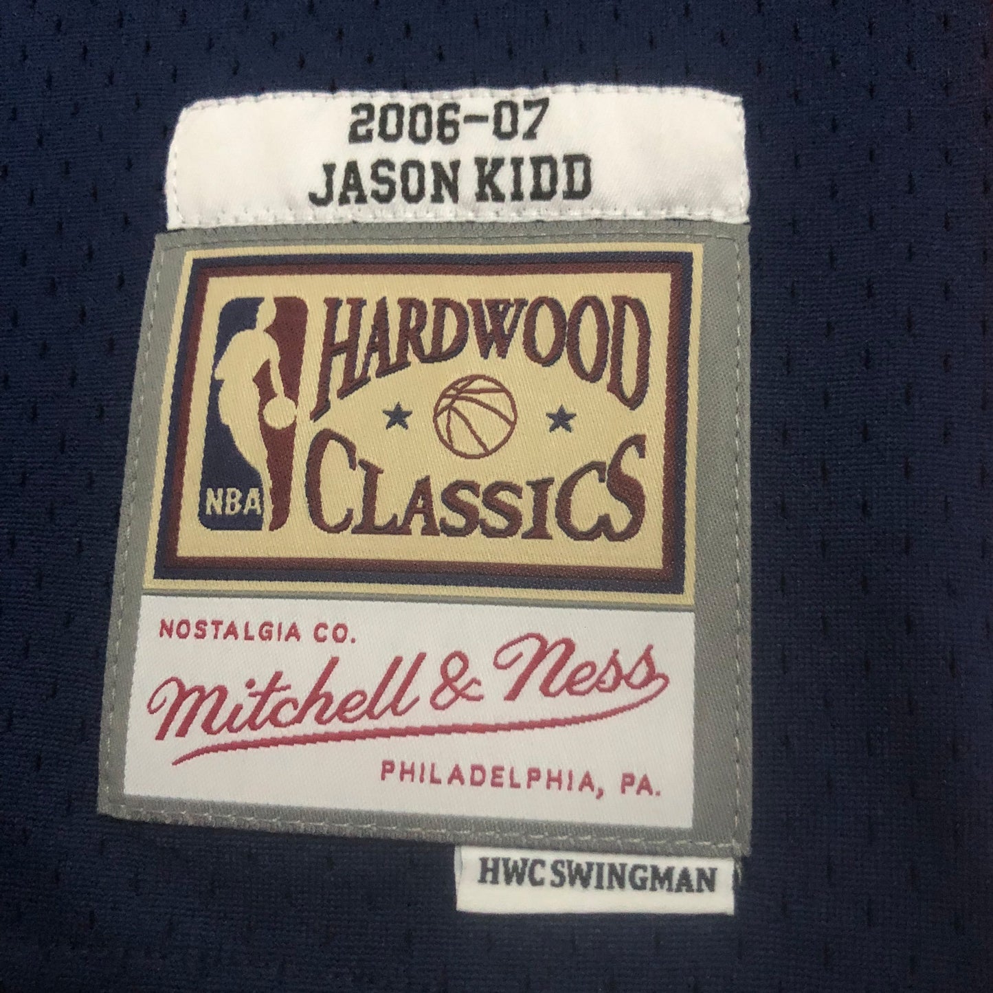 Jason Kidd - Nets Jersey - Hardwood Classics Swingman Azul