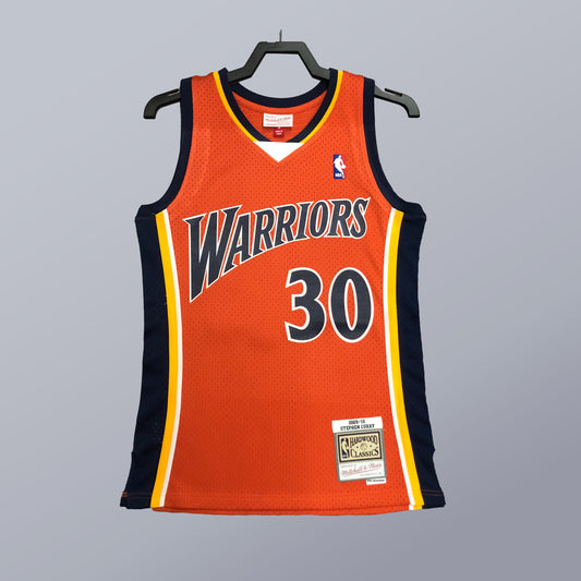 Stephen Curry - Warriors Jersey - Hardwood Classics 2009/10 Swingman Naranja