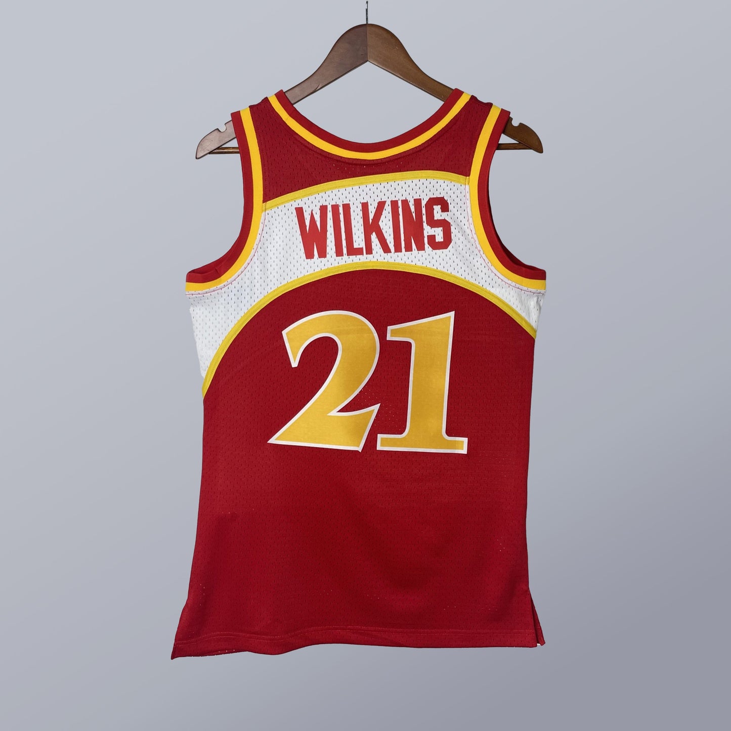 Dominique Wilkins - Hawks Jersey - Hardwood Classics Swingman Roja