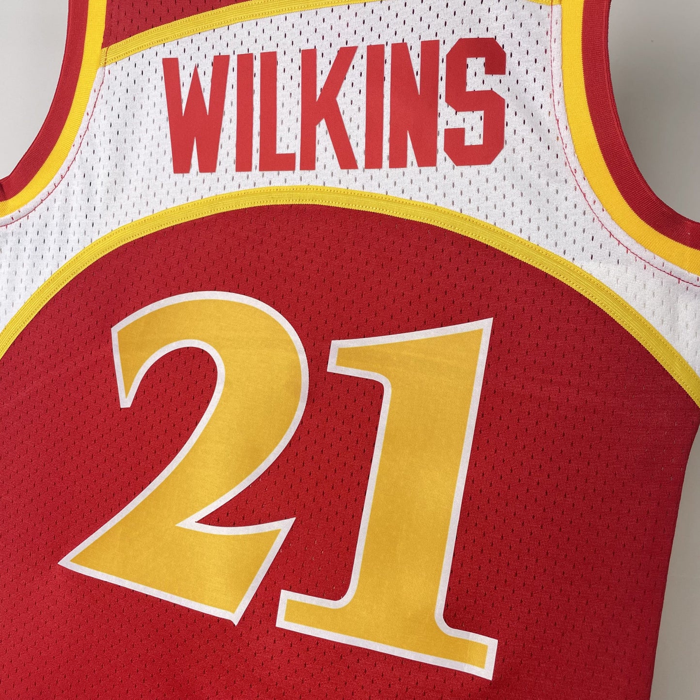 Dominique Wilkins - Hawks Jersey - Hardwood Classics Swingman Roja