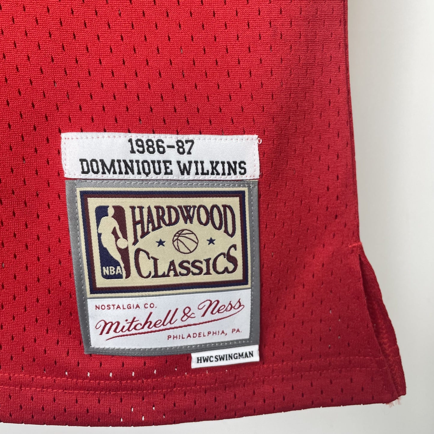 Dominique Wilkins - Hawks Jersey - Hardwood Classics Swingman Roja