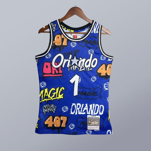 Anfernee Hardaway - Magic Jersey - Hardwood Classics 1994/95 Swingman Slap Stickers