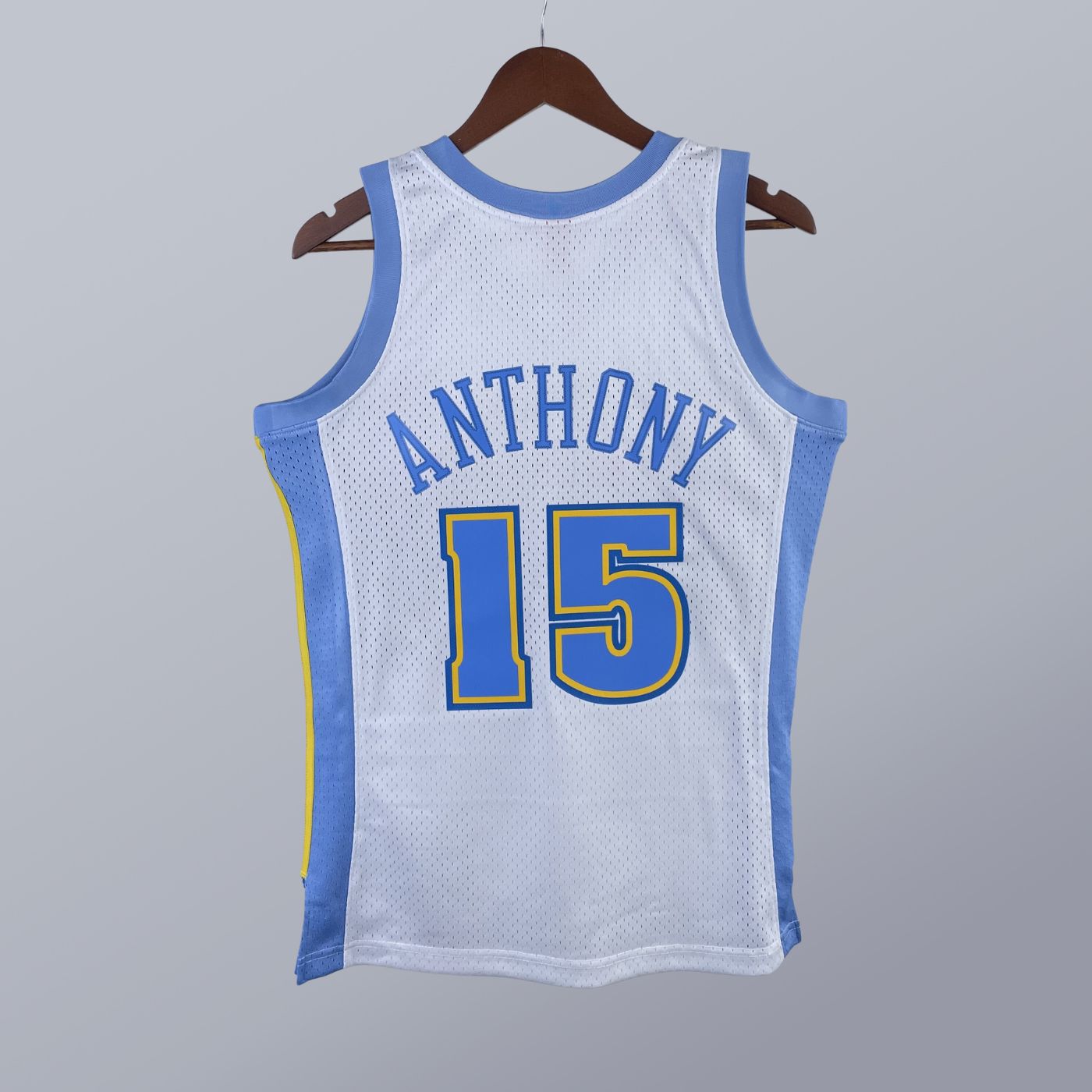 Carmelo Anthony - Nuggets Jersey - Hardwood Classics 2003/04 Swingman Blanca