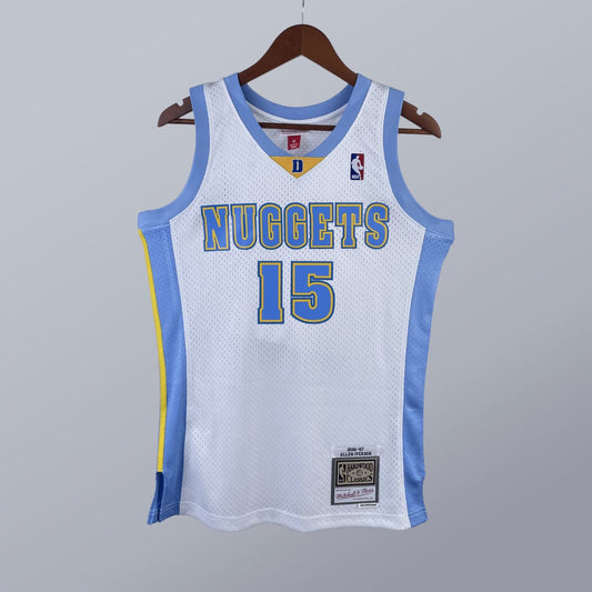 Carmelo Anthony - Nuggets Jersey - Hardwood Classics 2003/04 Swingman Blanca