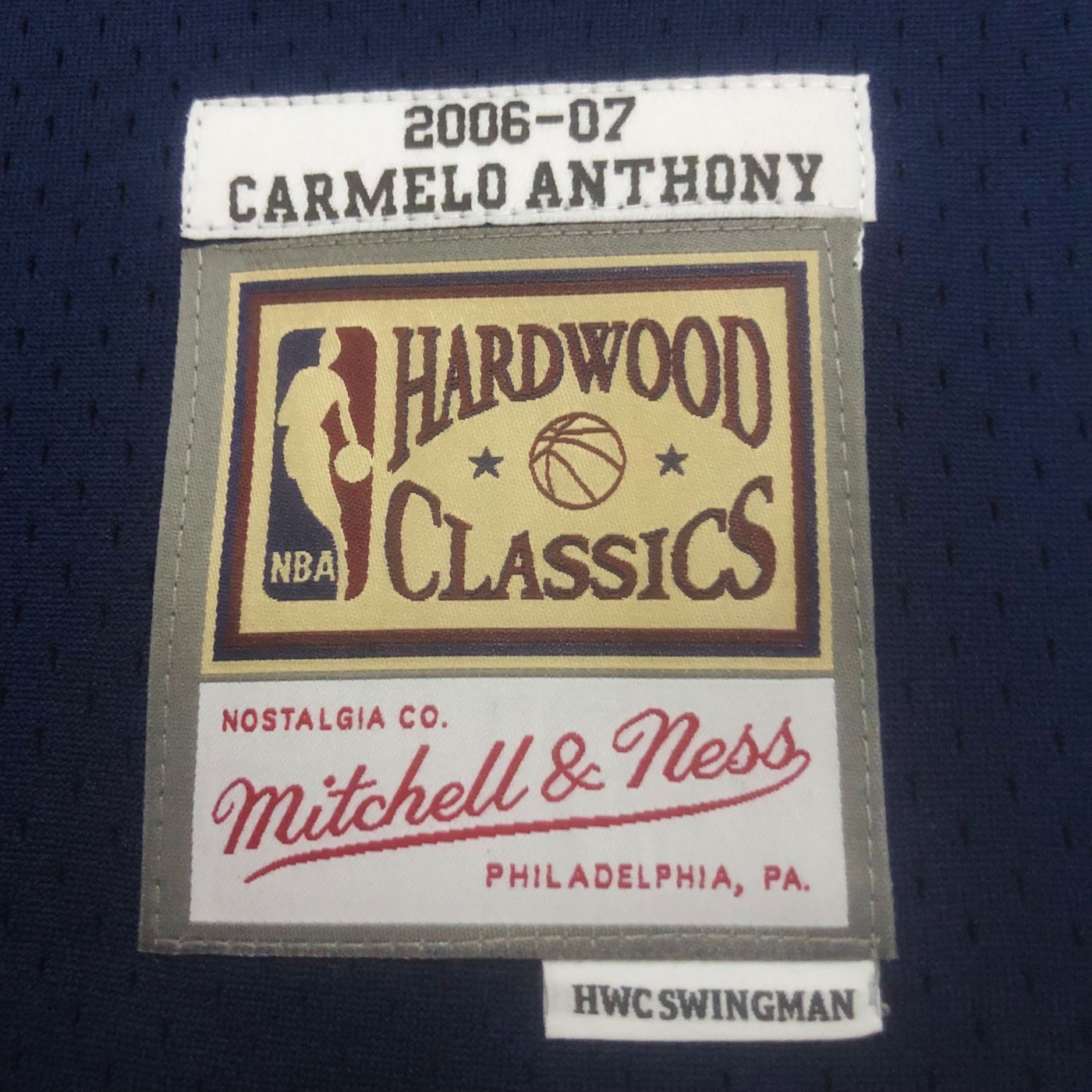 Carmelo Anthony - Nuggets Jersey - Hardwood Classics 2006/07 Swingman Azul