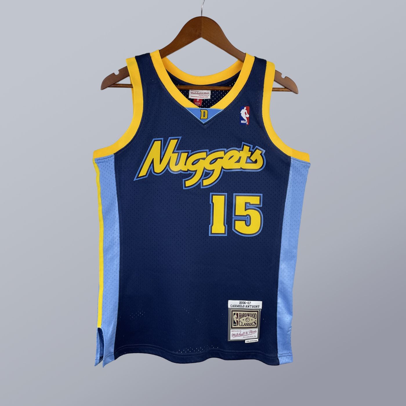 Carmelo Anthony - Nuggets Jersey - Hardwood Classics 2006/07 Swingman Azul