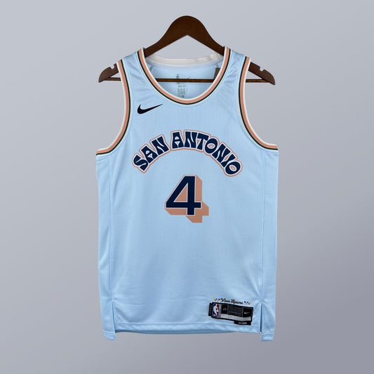 De'Aaron Fox – Spurs Jersey – City Edition Swingman 2024/25