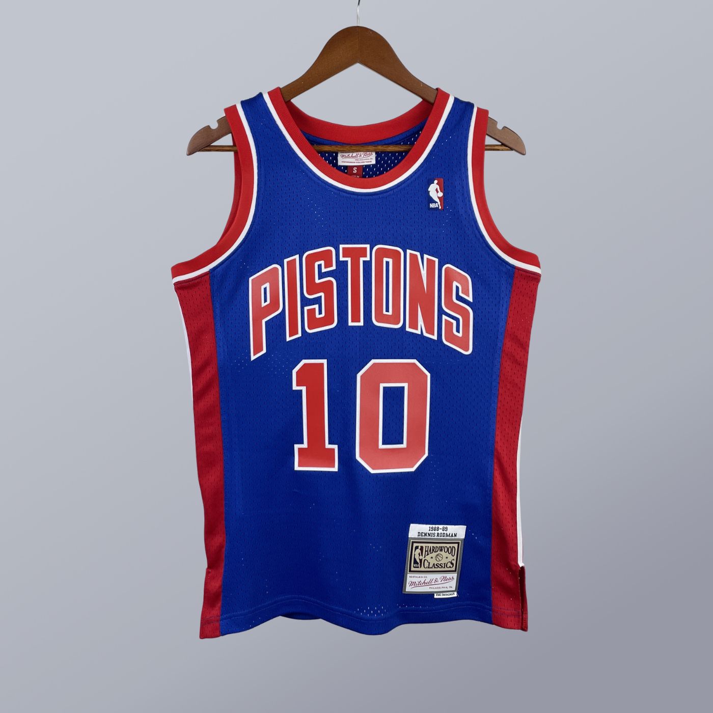 Dennis Rodman - Pistons Jersey - Hardwood Classics 1988/89 Swingman Azul