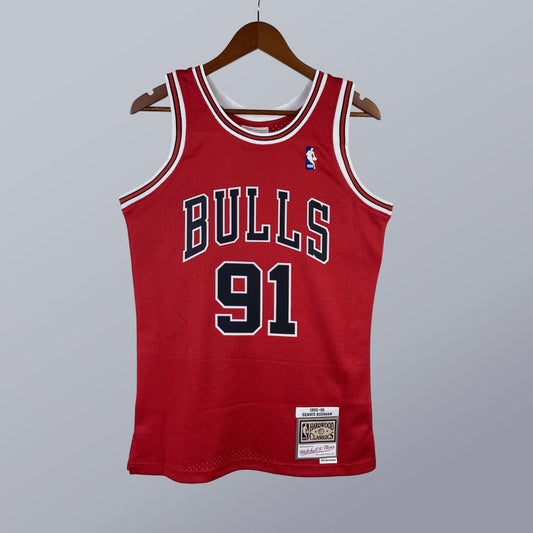 Dennis Rodman - Bulls Jersey - Hardwood Classics 1995/96 Swingman Roja