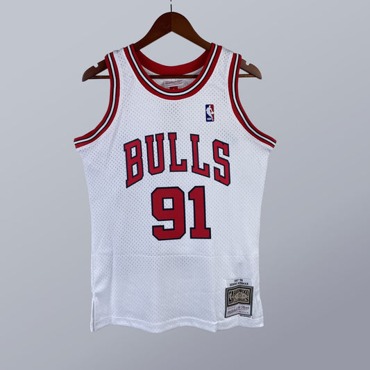 Dennis Rodman - Bulls Jersey - Hardwood Classics 1997/98 Swingman Blanca