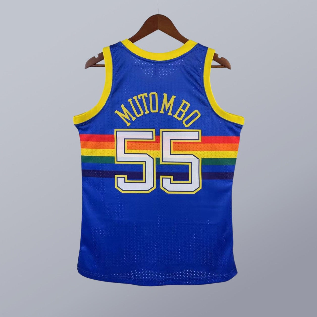 Dikembe Mutombo - Nuggets Jersey - Hardwood Classics 1991/92 Swingman Azul