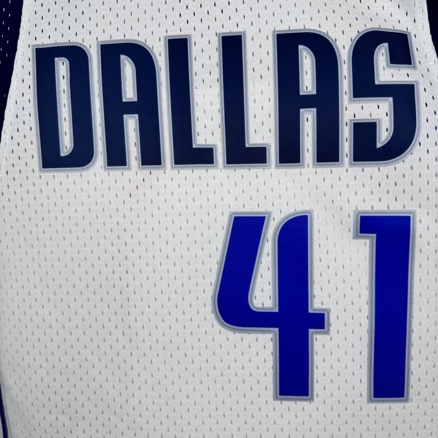 Dirk Nowitzki – Mavs Jersey – Hardwood Classics 2010/11 Swingman Blanca