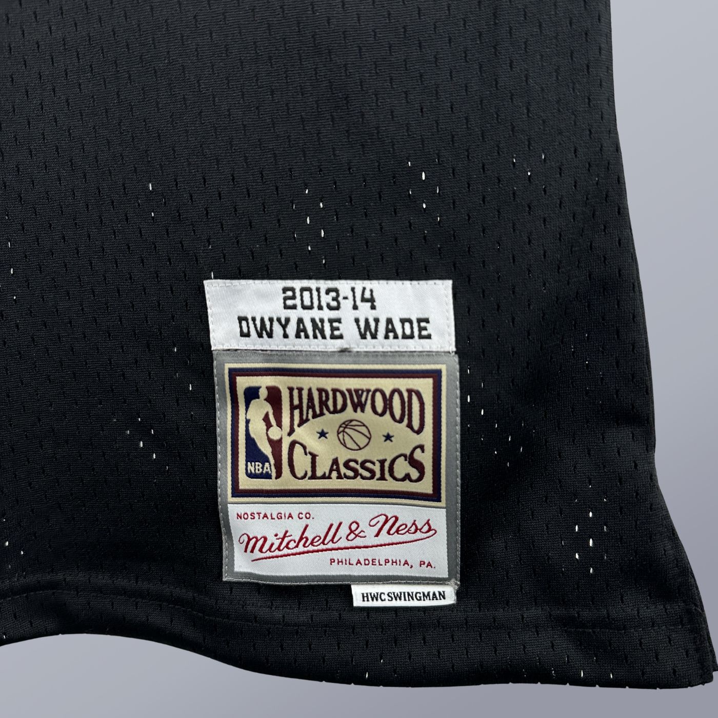 Dwyane Wade - Heat Jersey - Hardwood Classics 2013/14 Swingman Negra