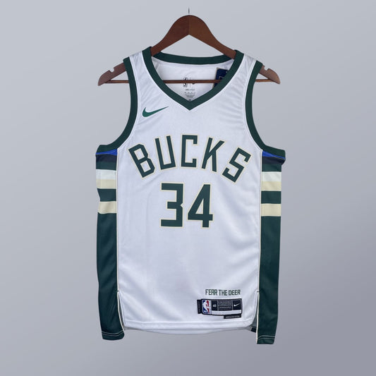 Giannis Antetokounmpo - Bucks Jersey - Association Edition Swingman 2023/24