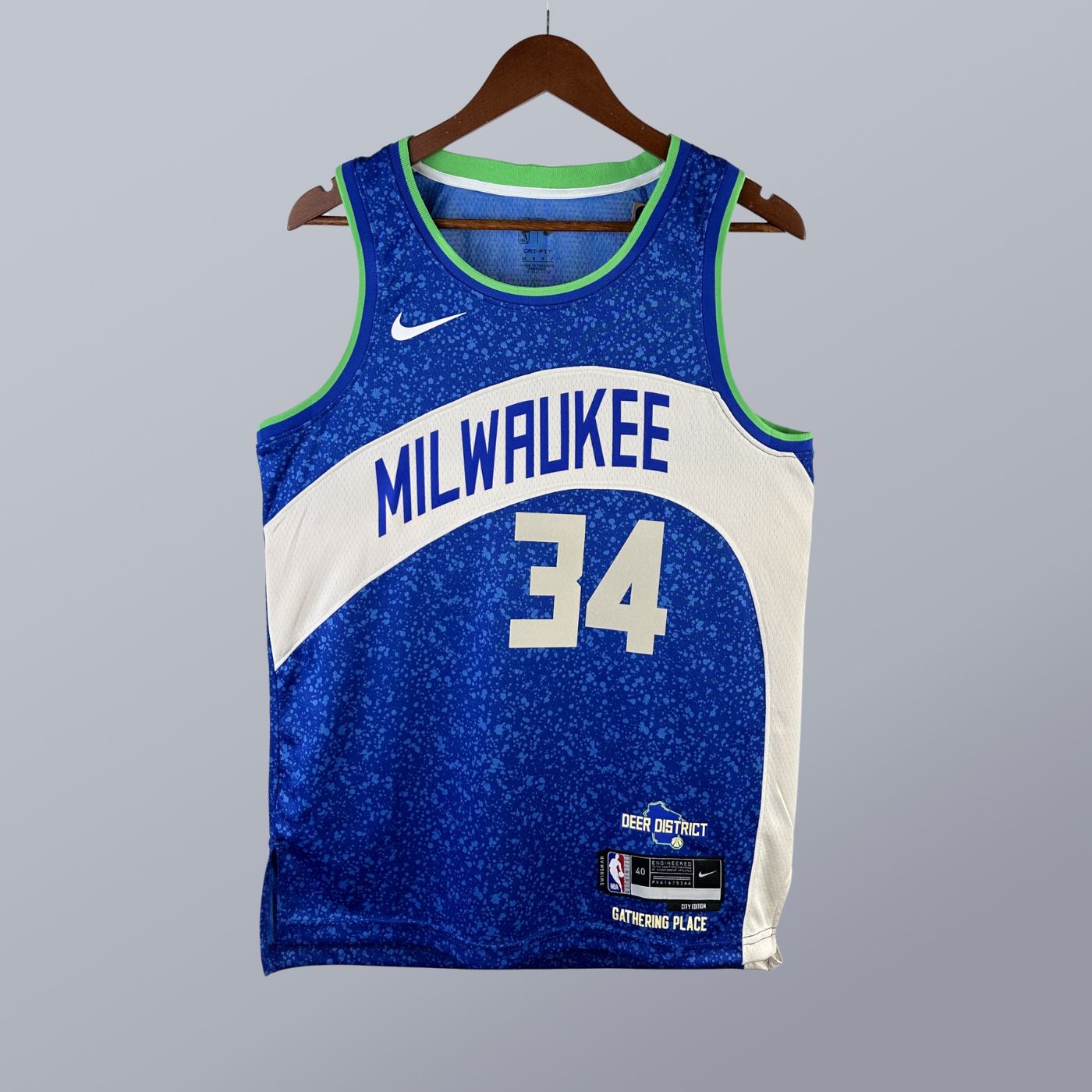 Giannis Antetokounmpo - Bucks Jersey - City Edition Swingman 2023/24