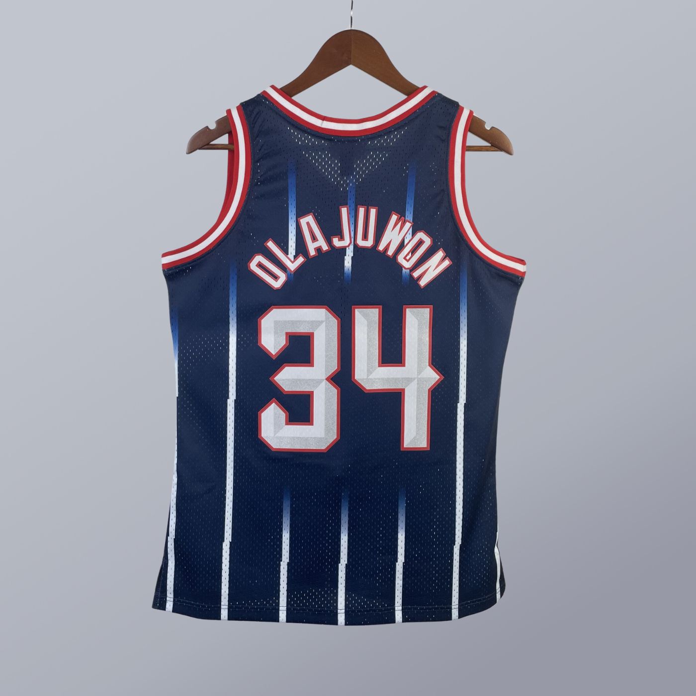 Hakeem Olajuwon - Rockets Jersey - Hardwood Classics 1996/97 Swingman Azul