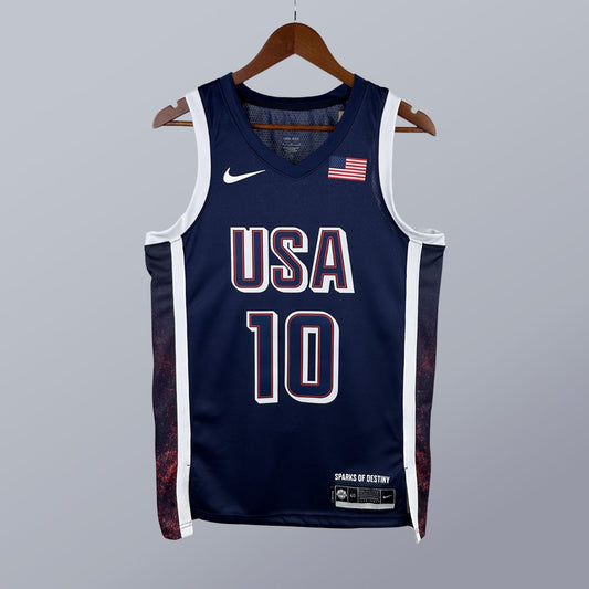 Jayson Tatum - USA Basketball Jersey - 2024 Edition Azul