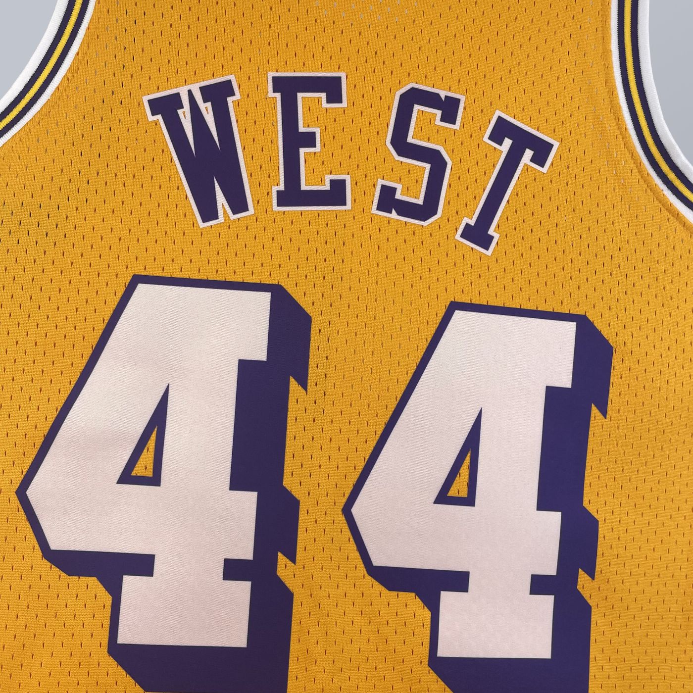 Jerry West - Lakers Jersey - Hardwood Classics 1971/72 Swingman Amarilla