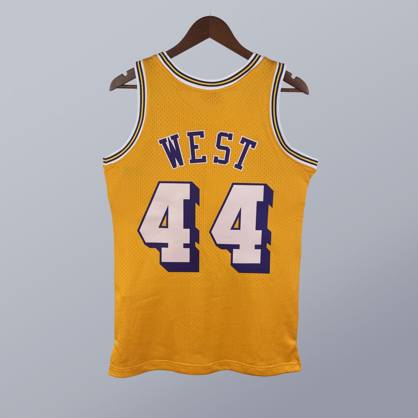 Jerry West - Lakers Jersey - Hardwood Classics 1971/72 Swingman Amarilla