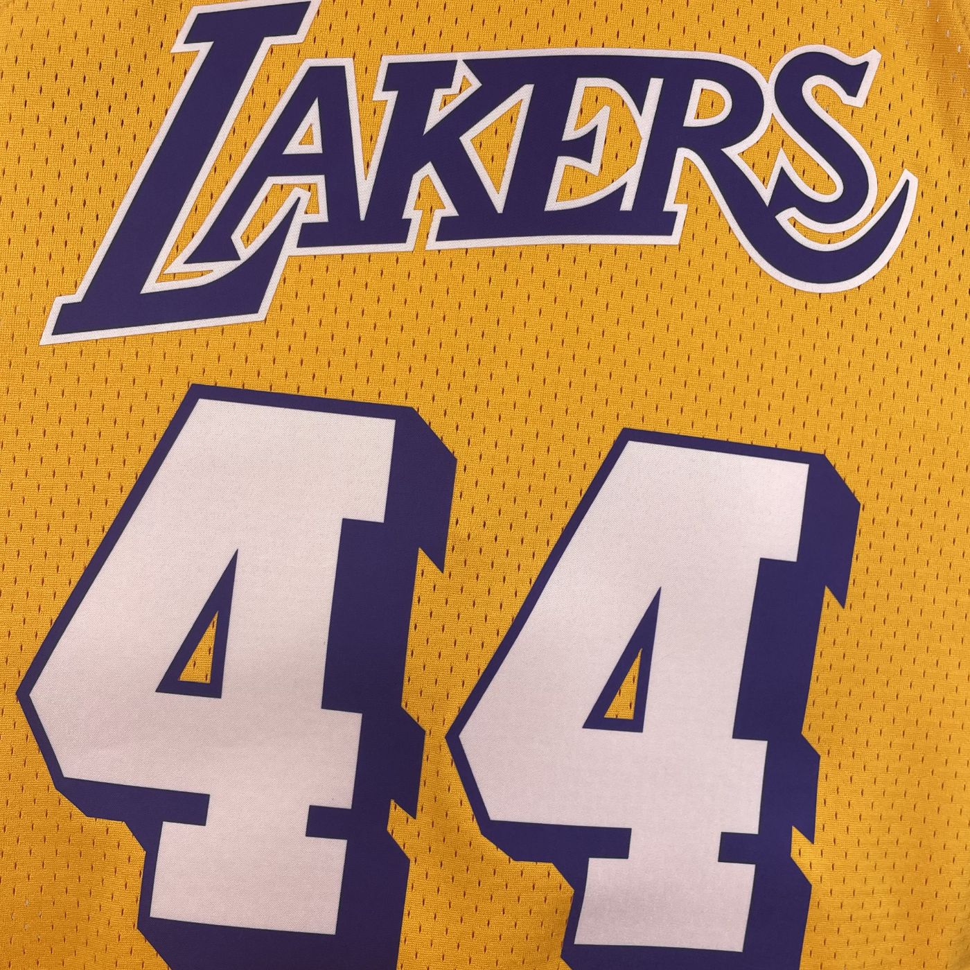 Jerry West - Lakers Jersey - Hardwood Classics 1971/72 Swingman Amarilla