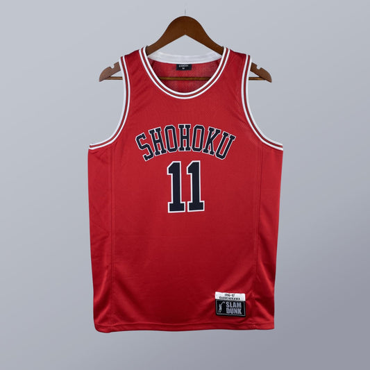 Kaede Rukawa - Shohoku Jersey - Slam Dunk 1996/97 Roja