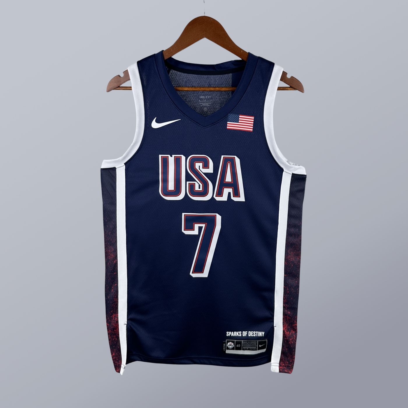 Kevin Durant - USA Basketball Jersey - 2024 Edition Azul