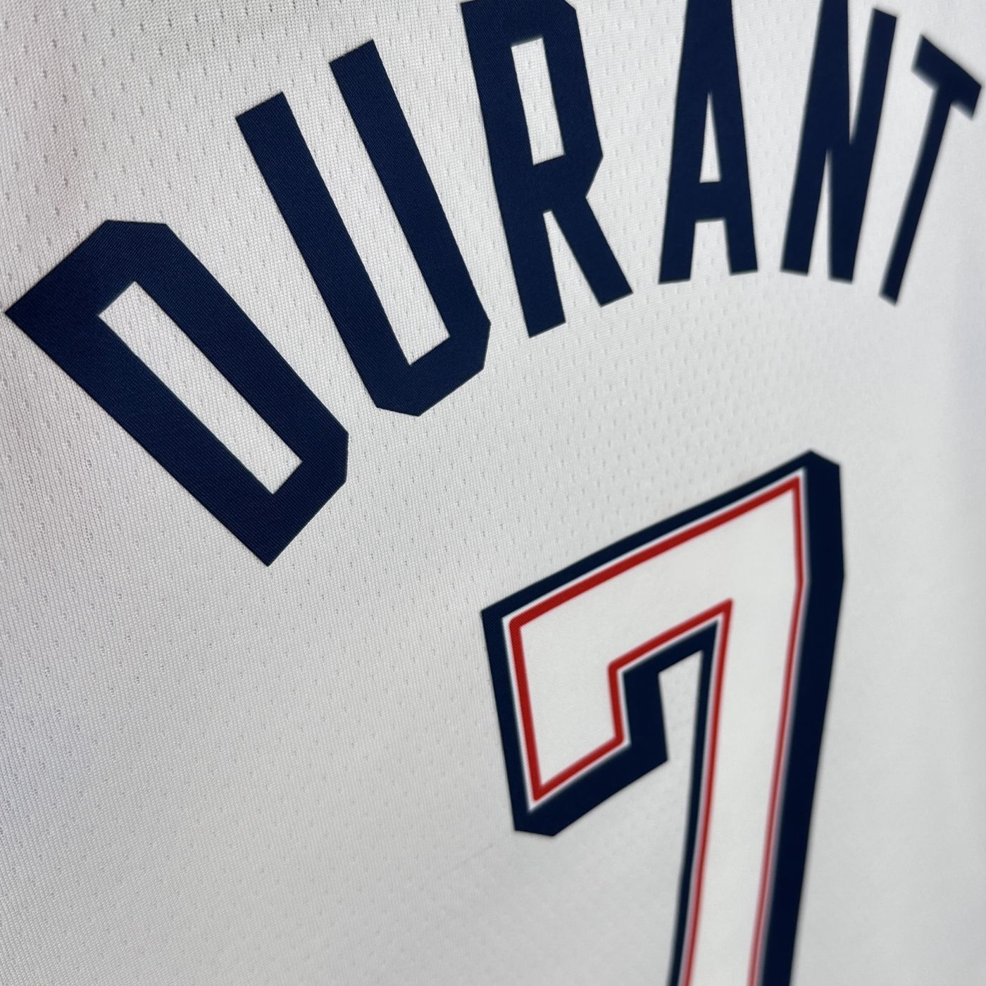 Kevin Durant - USA Basketball Jersey - 2024 Edition Blanca