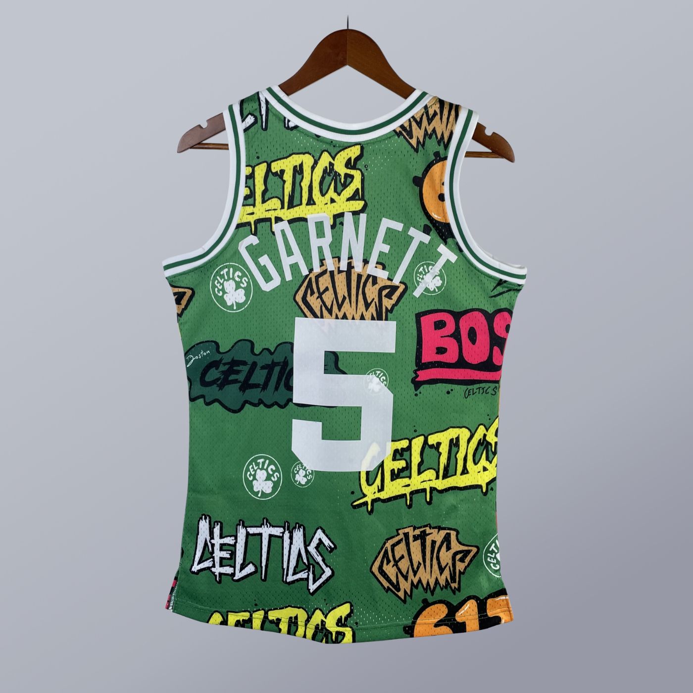 Kevin Garnett - Celtics Jersey - Hardwood Classics 2007/08 Swingman Slap Stickers