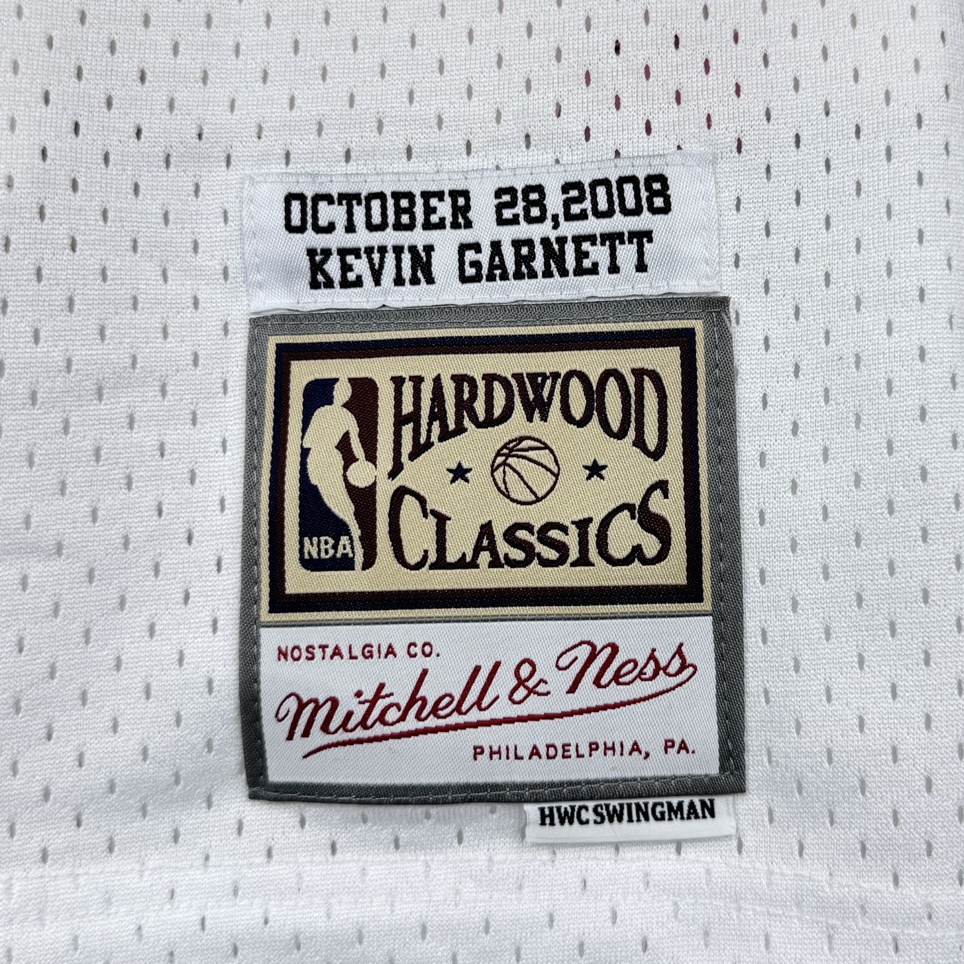 Kevin Garnett - Celtics Jersey - Ceremony Ring Edition - Hardwood Classics 2008 Swingman