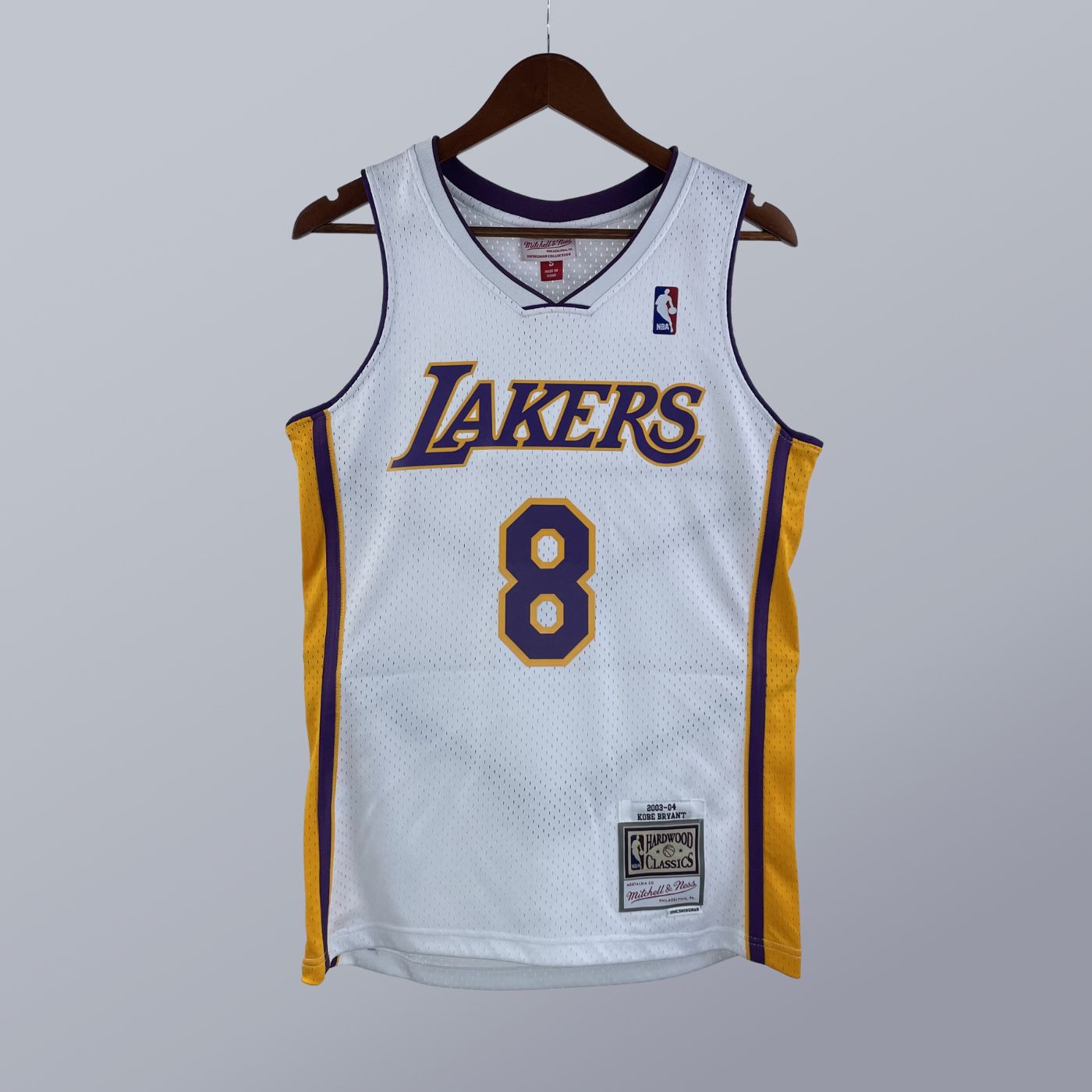Kobe Bryant - Lakers Jersey - Hardwood Classics 2003/04 Swingman Blanca