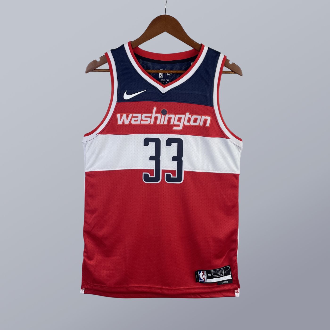 Kyle Kuzma - Wizards Jersey - Icon Edition Swingman 2023/24