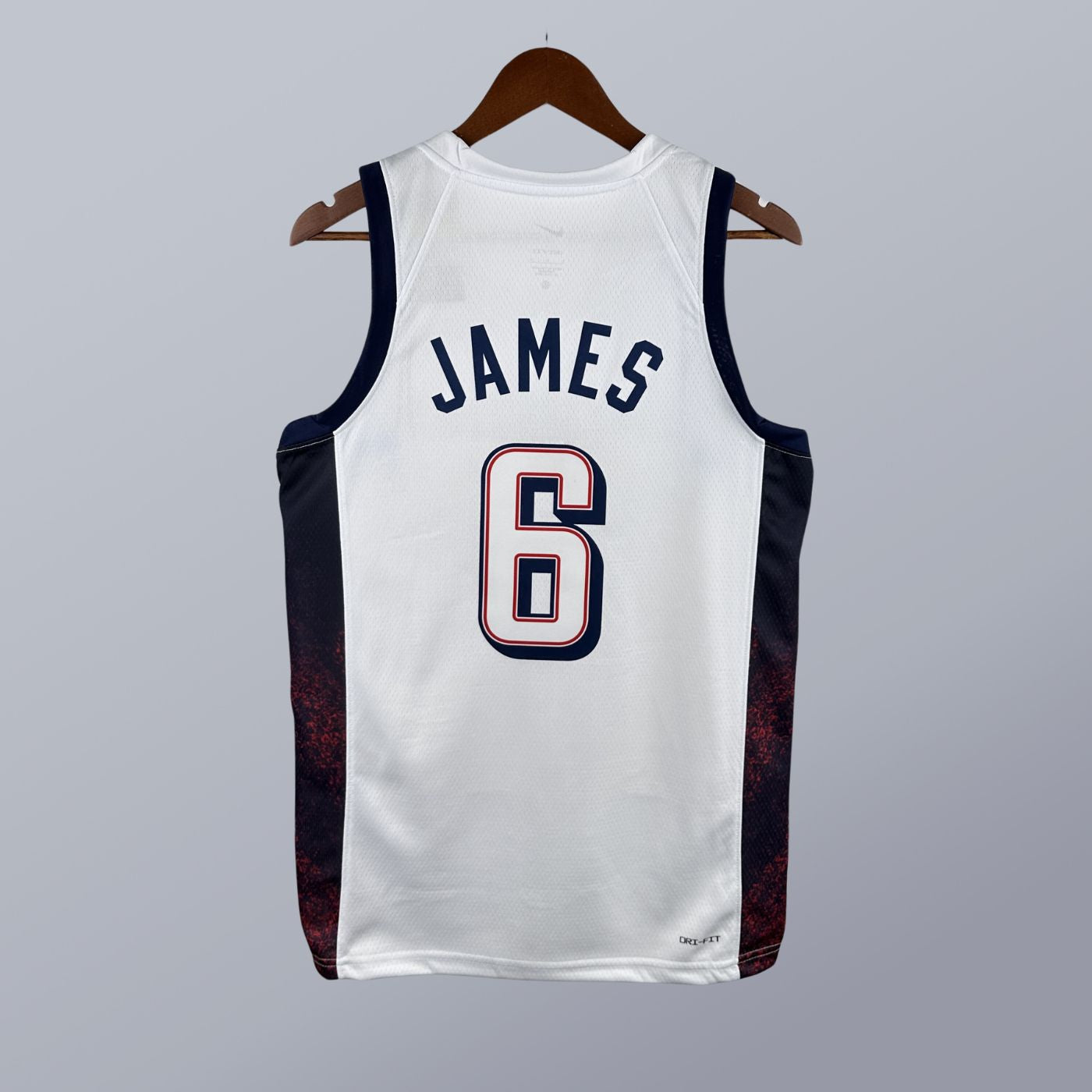 LeBron James - USA Basketball Jersey - 2024 Edition Blanca