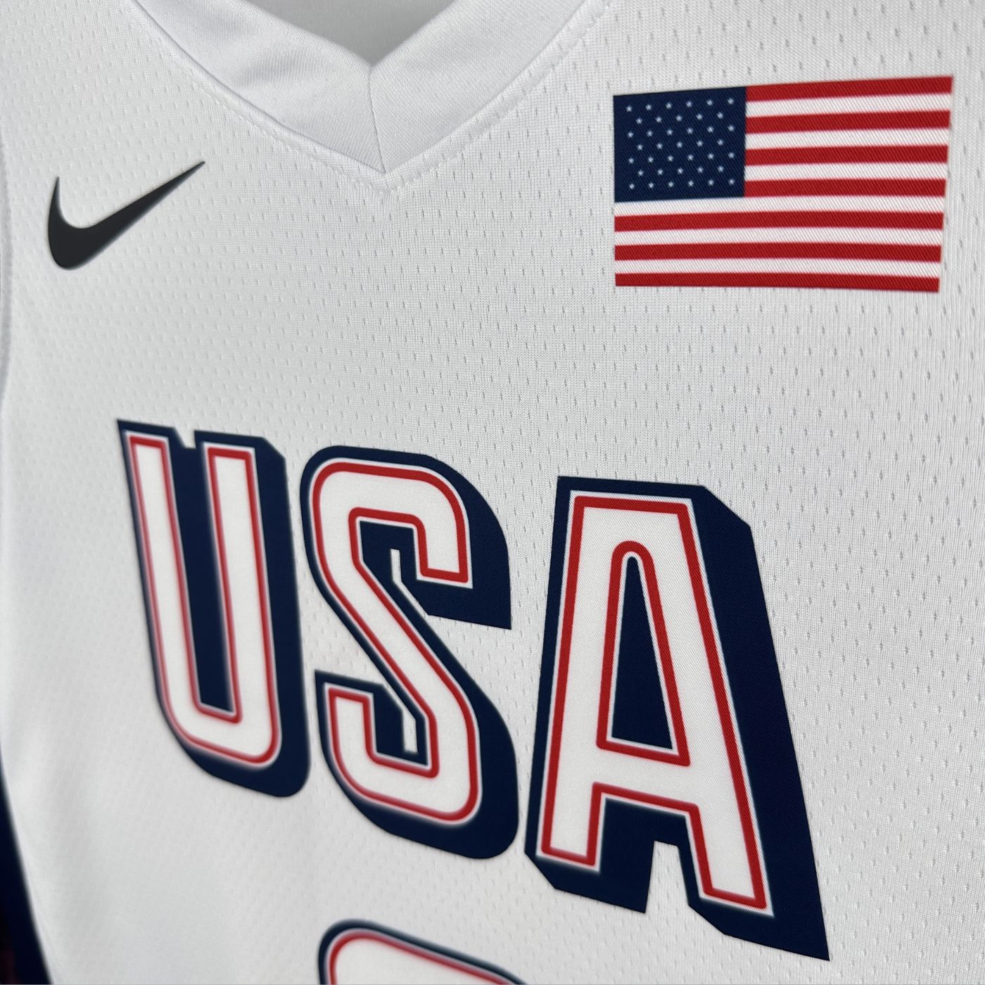 LeBron James - USA Basketball Jersey - 2024 Edition Blanca