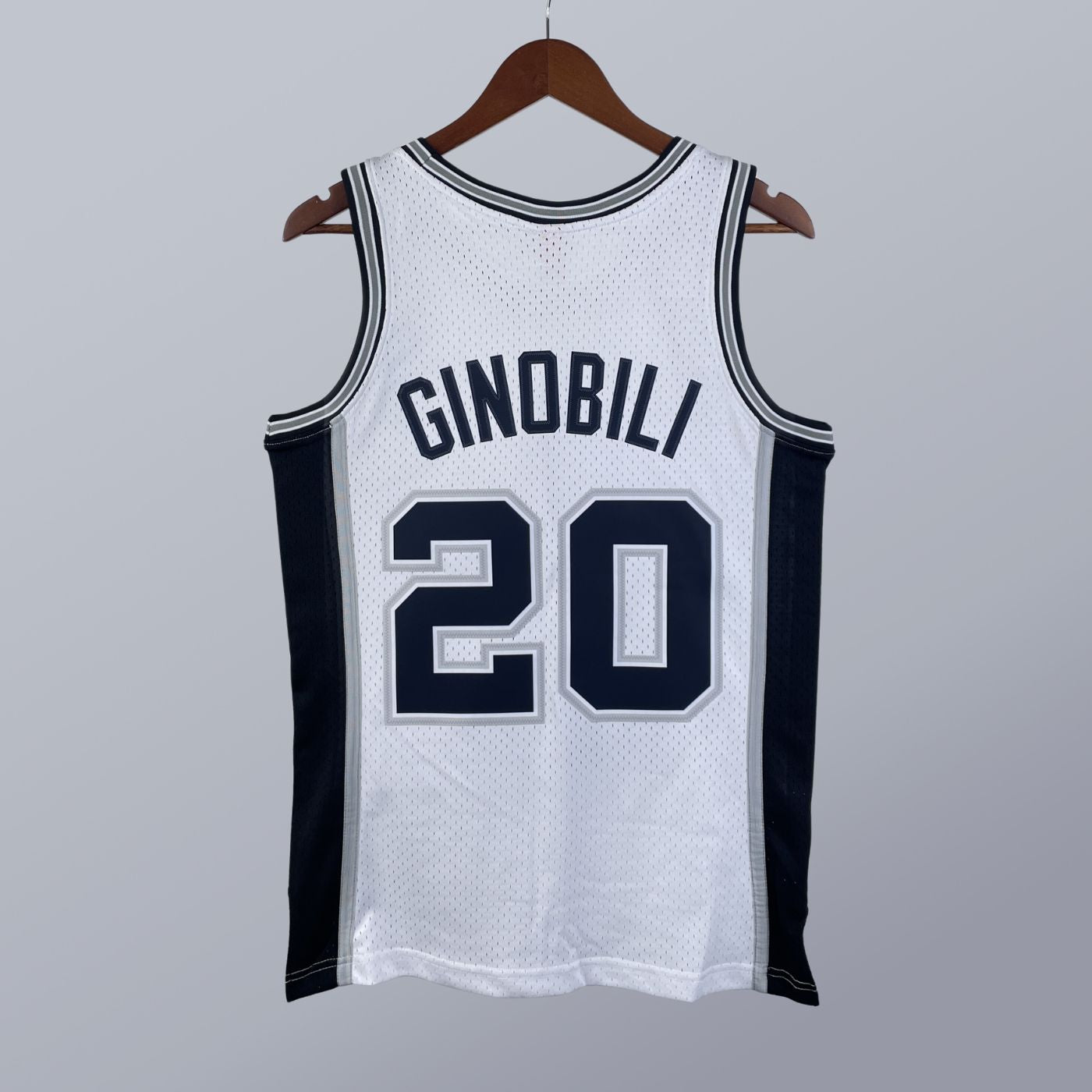 Manu Ginóbili - Spurs Jersey - Hardwood Classics 2002/03 Swingman Blanca