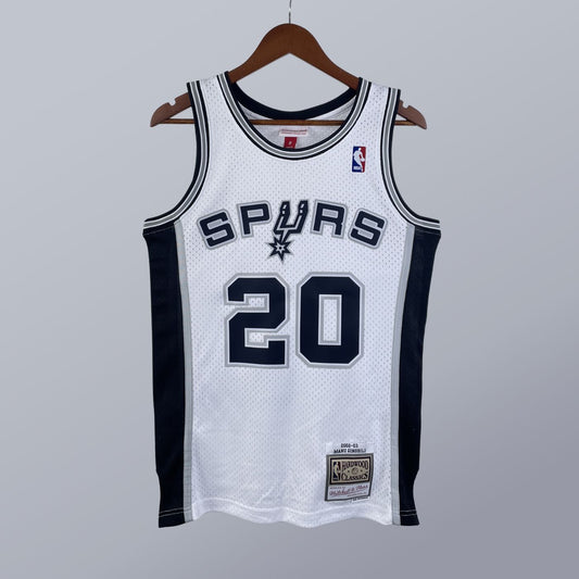 Manu Ginóbili - Spurs Jersey - Hardwood Classics 2002/03 Swingman Blanca