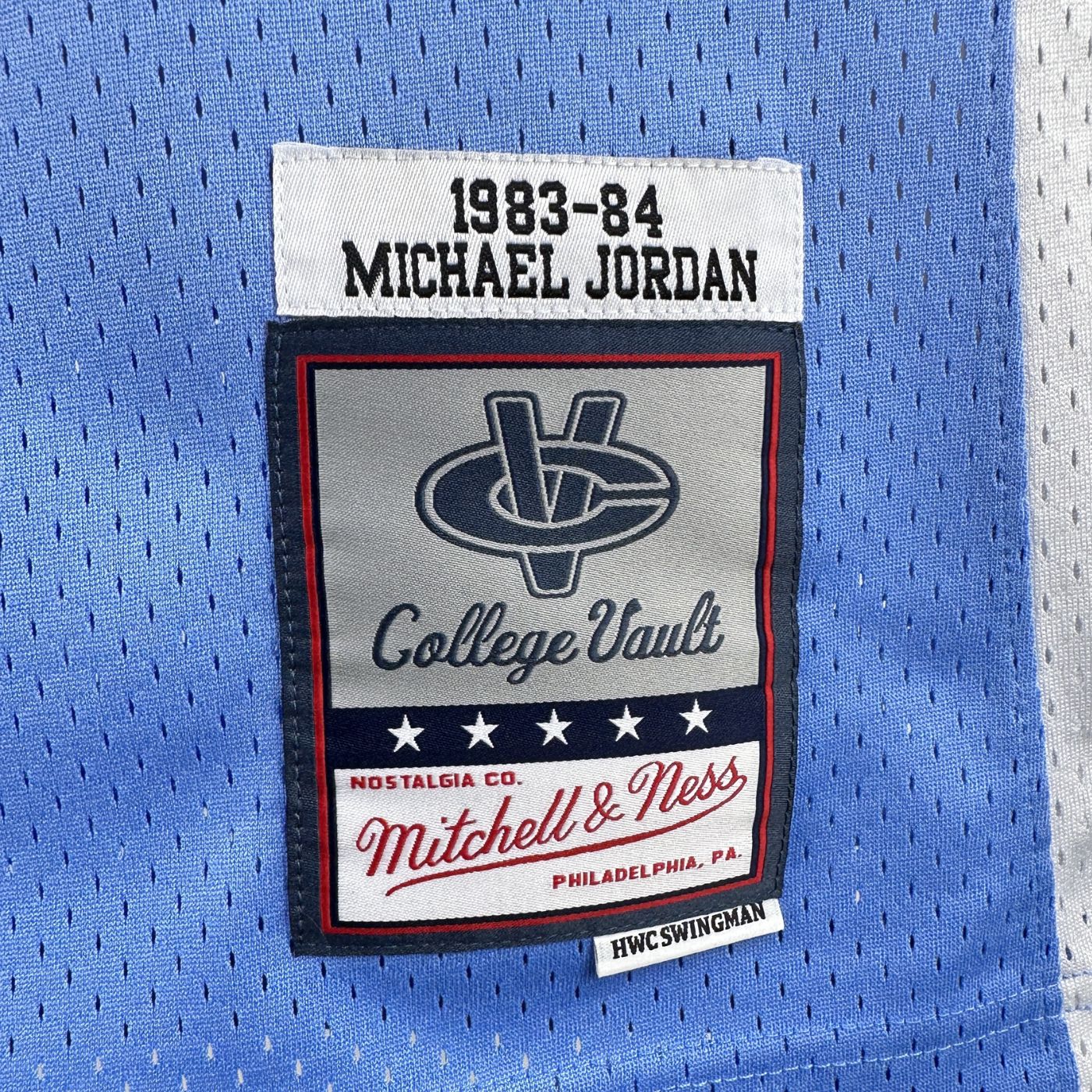 Michael Jordan - North Carolina Jersey - College Vault 1983/84 Swingman Celeste
