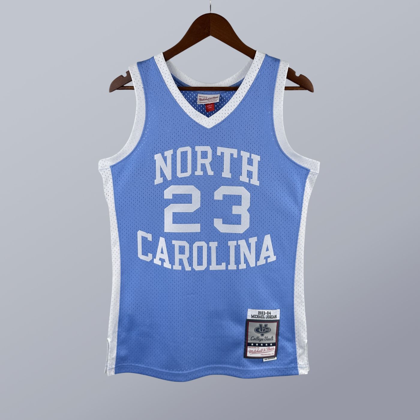 Michael Jordan - North Carolina Jersey - College Vault 1983/84 Swingman Celeste