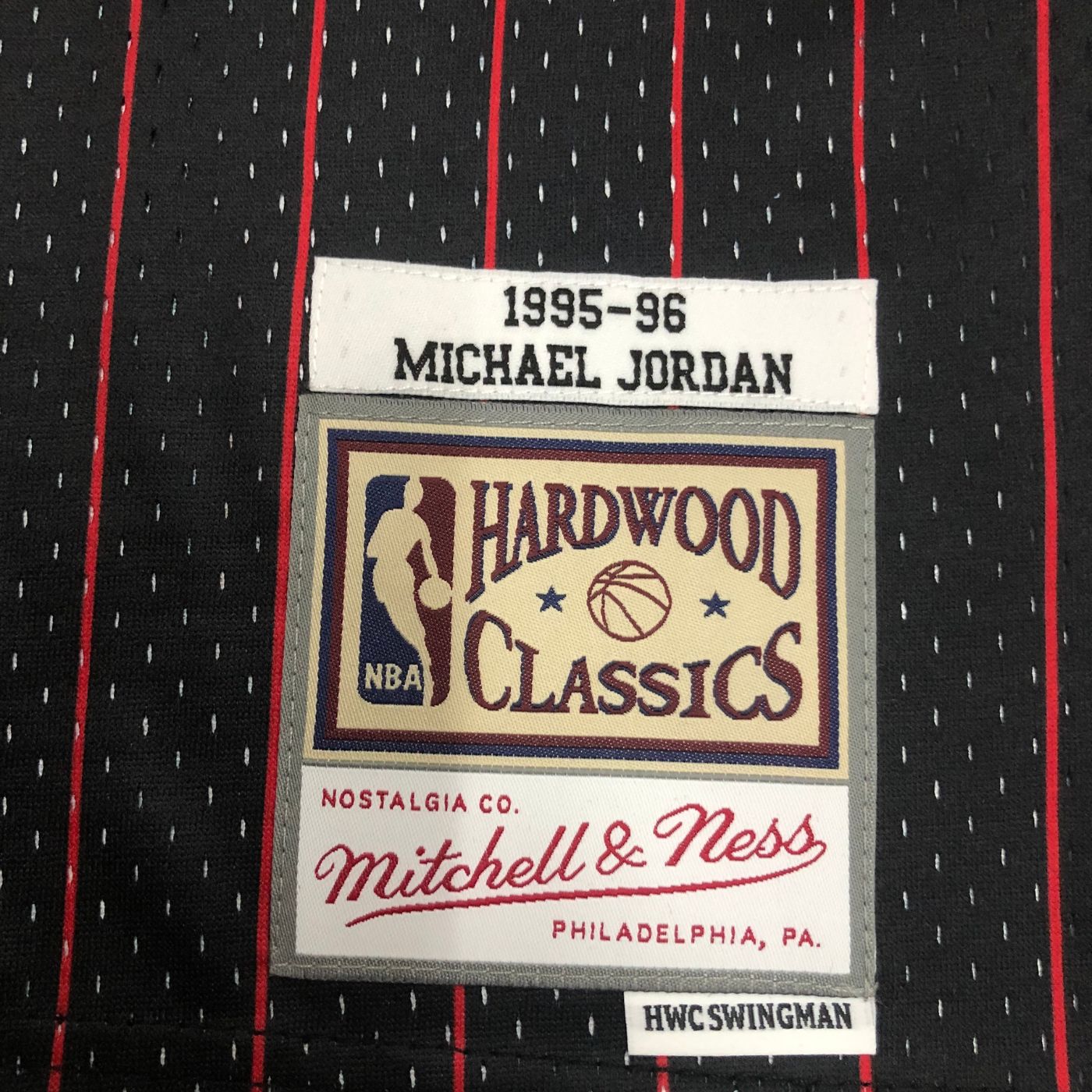 Michael Jordan - Bulls Jersey - Hardwood Classics 1995/96 Swingman Negra