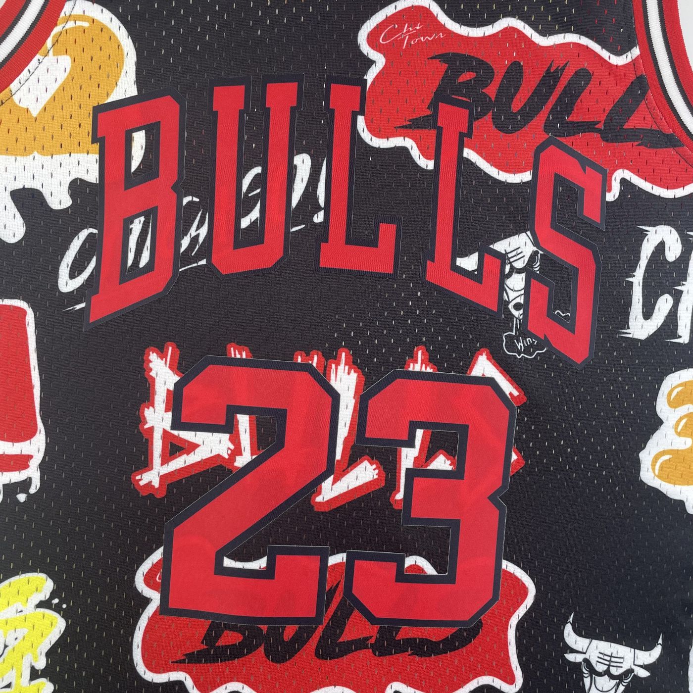 Michael Jordan - Bulls Jersey - Hardwood Classics 1997/98 Swingman Slap Stickers