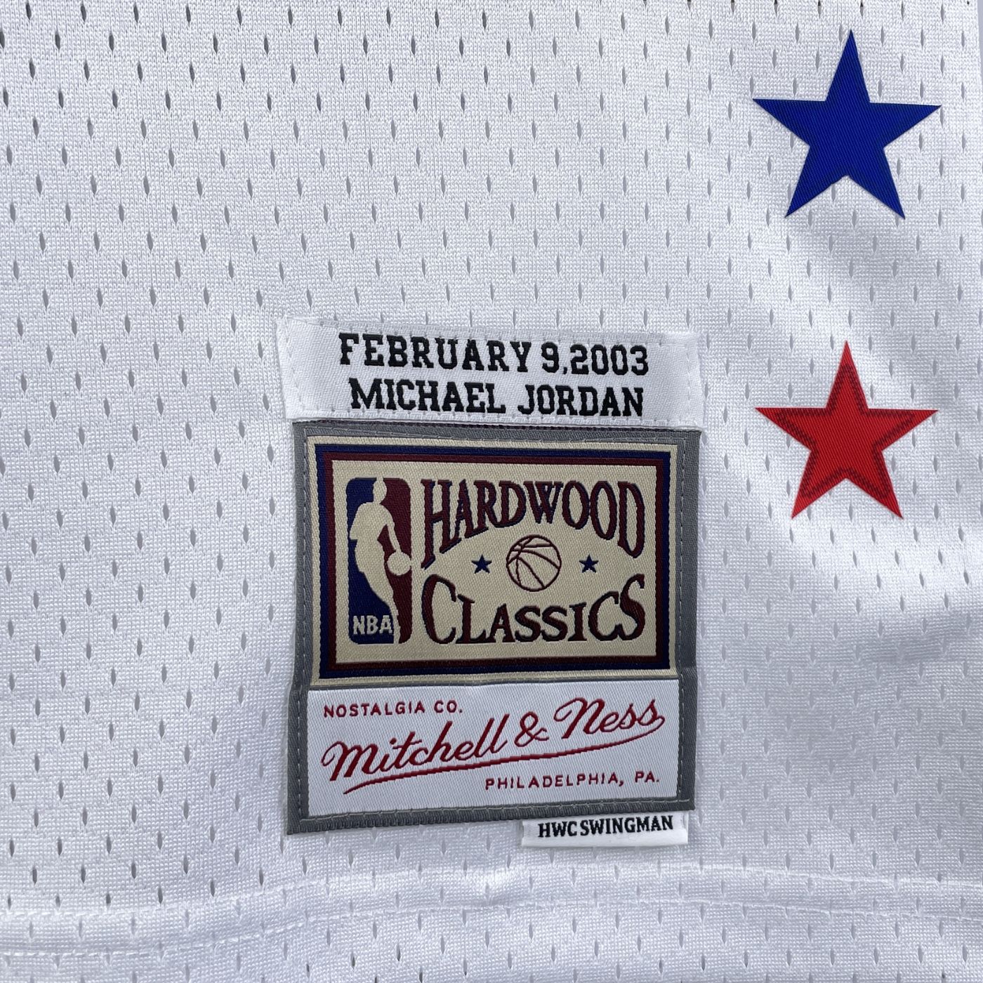 Michael Jordan - All-Star Eastern Jersey - Hardwood Classic 2003 Swingman