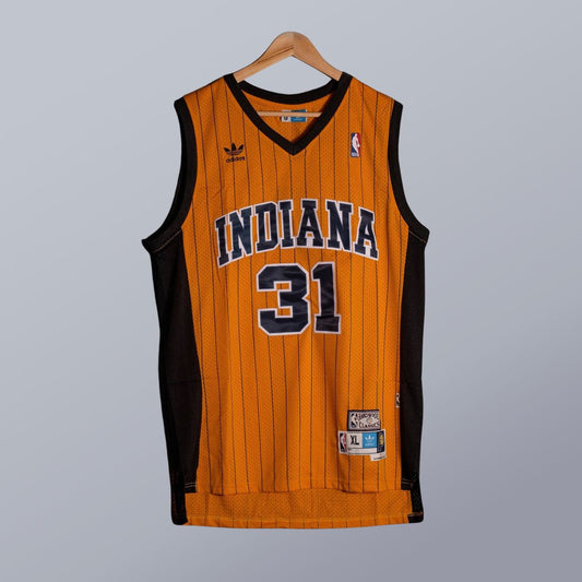 Reggie Miller - Pacers Jersey - Hardwood Classics 1996/97 Amarilla