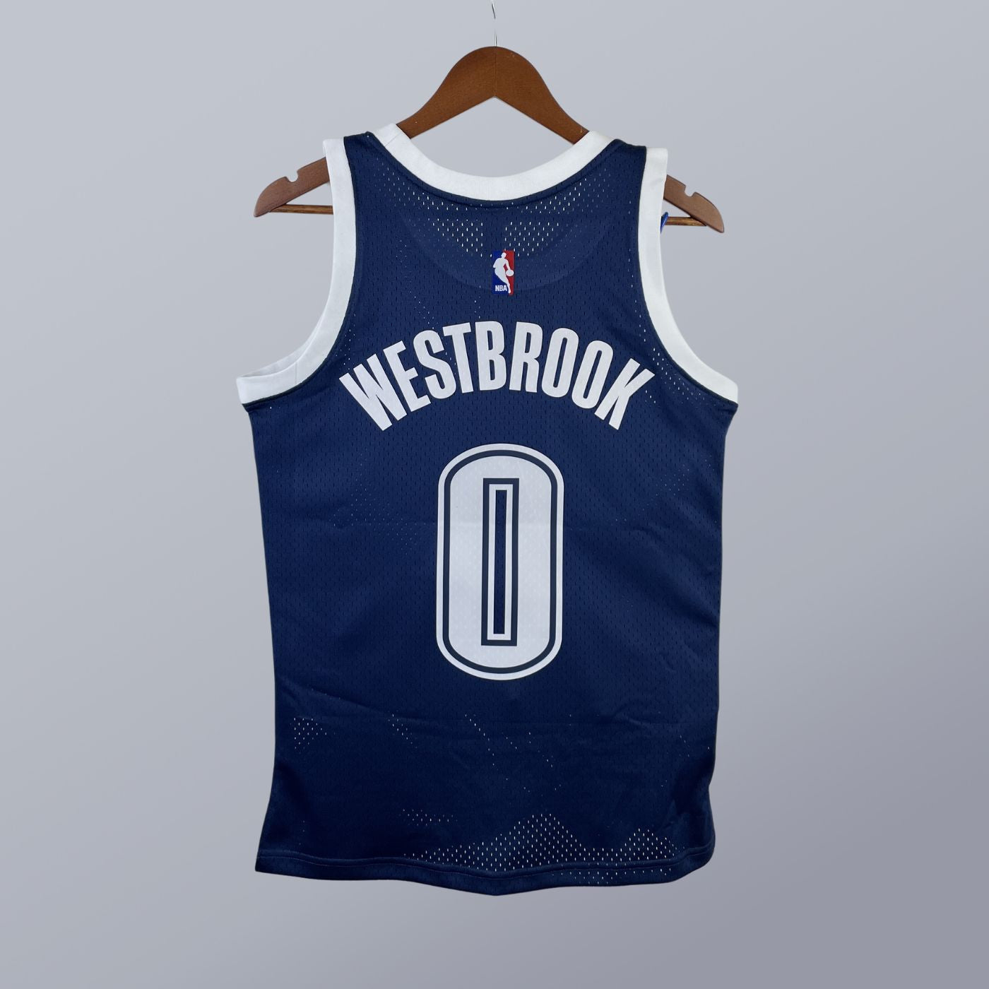 Russel Westbrook - Thunder Jersey - Hardwood Classics 2015/16 Swingman Azul