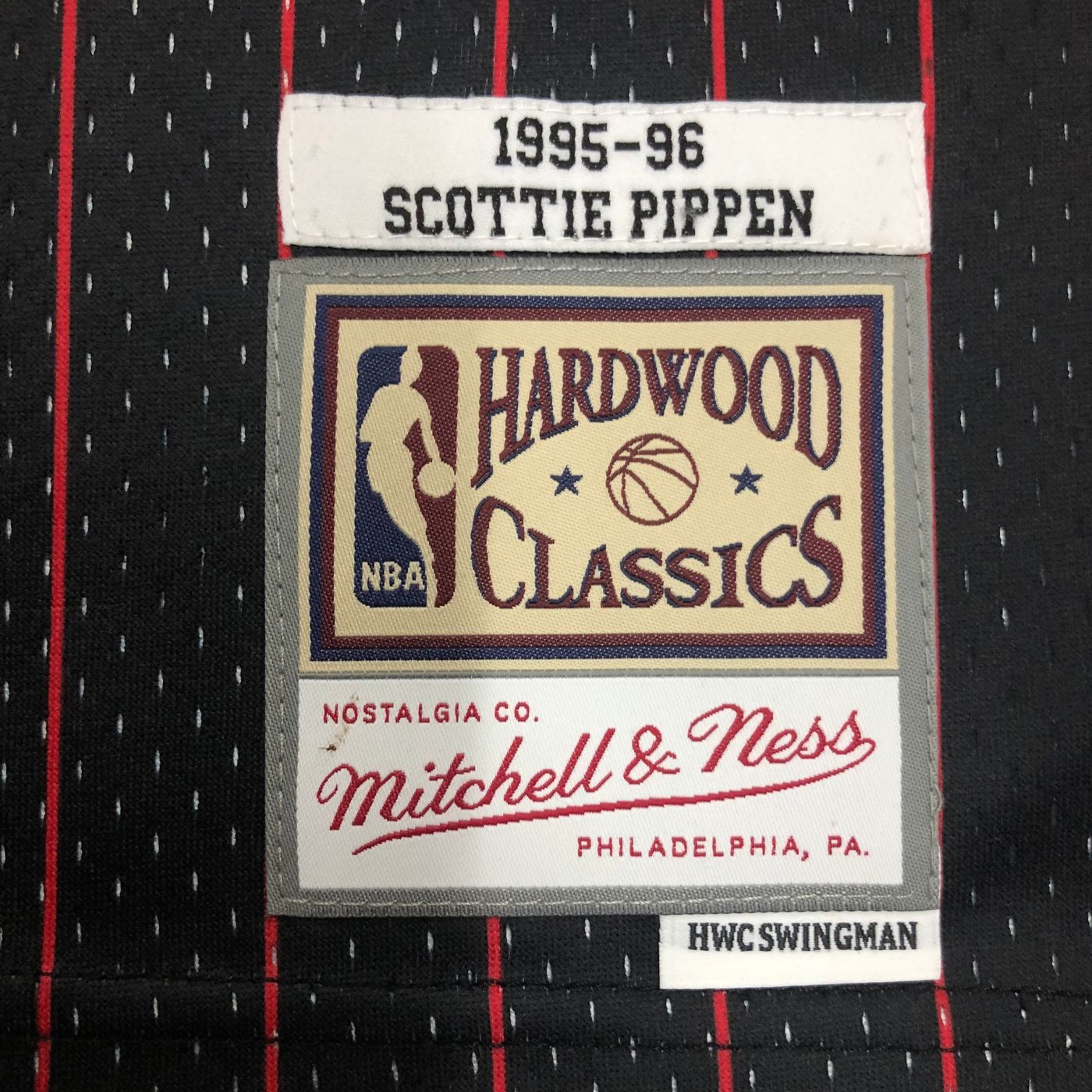 Scottie Pippen - Bulls Jersey - Hardwood Classics 1995/96 Swingman Negra