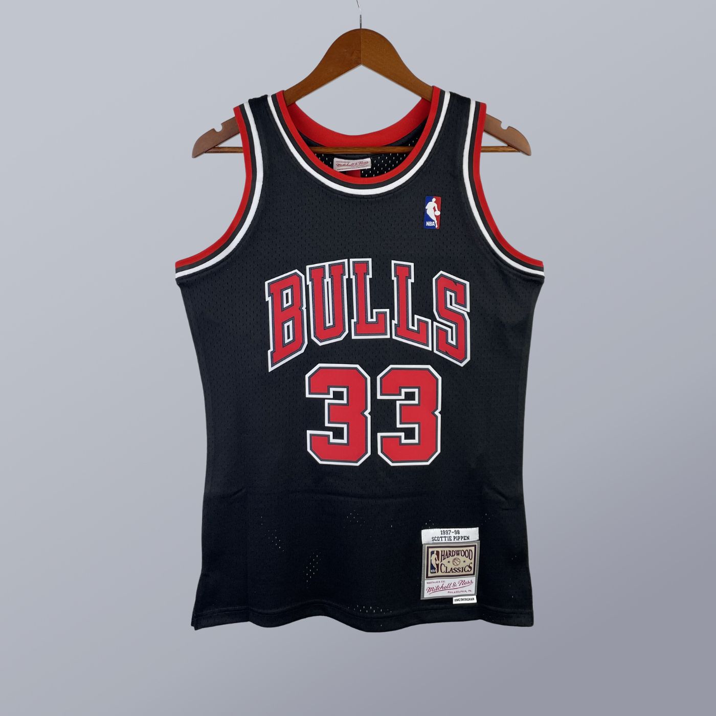 Scottie Pippen - Bulls Jersey - Hardwood Classics 1997/98 Swingman Negra