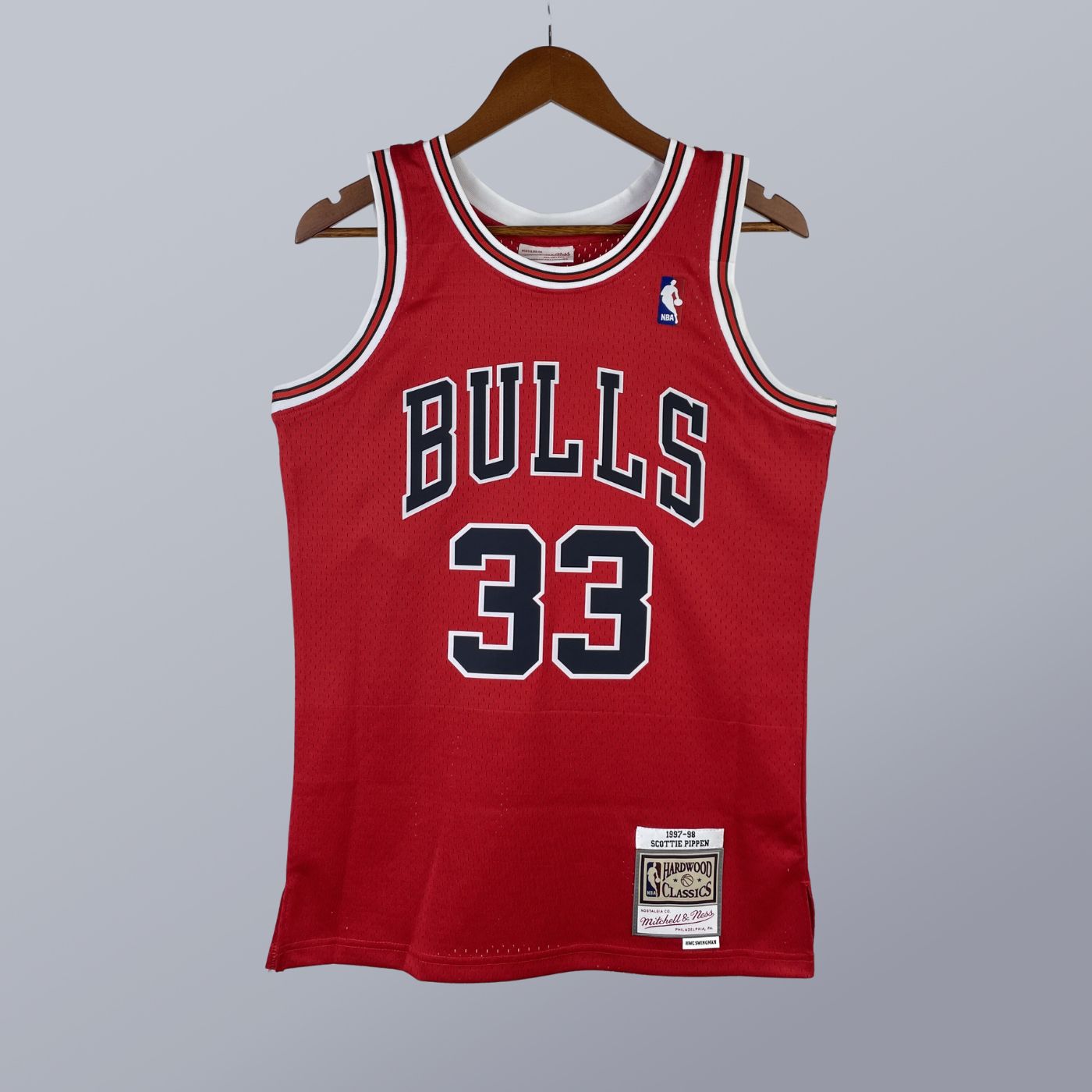Scottie Pippen - Bulls Jersey - Hardwood Classics 1997/98 Swingman Roja