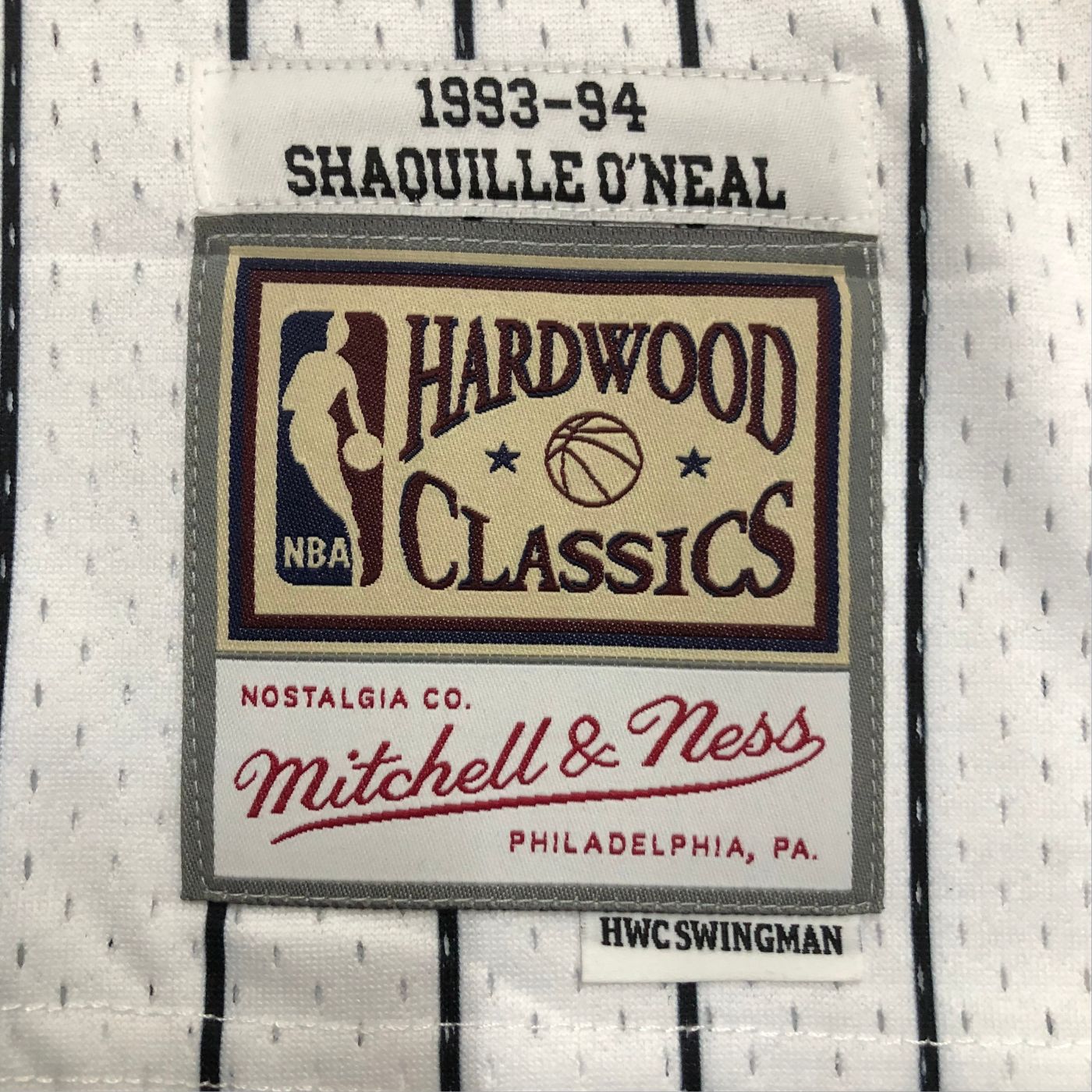Shaquille O'Neal - Magic Jersey - Hardwood Classics 1993/94 Swingman Blanca