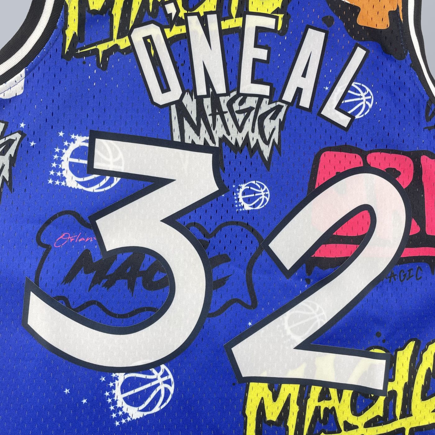 Shaquille O'Neal - Magic Jersey - Hardwood Classics 1994/95 Swingman Slap Stickers