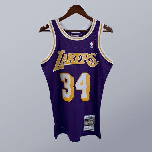 Shaquille O'Neal - Lakers Jersey - Hardwood Classics 1996/97 Swingman Morada