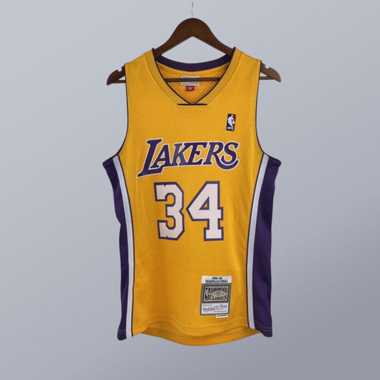 Shaquille O'Neal - Lakers Jersey - Hardwood Classics 1999/00 Swingman Amarilla