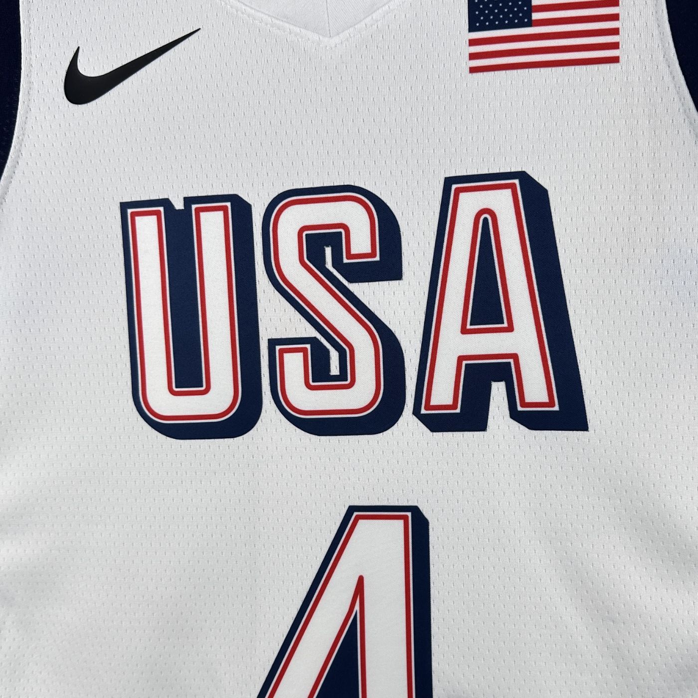 Stephen Curry - USA Basketball Jersey - 2024 Edition Blanca